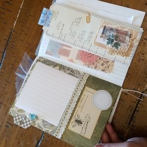 Handmade Greeting Card Envelope Junk Journal
